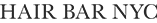 Hair Bar NYC Logo Footer