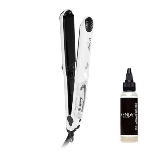 Xenia-Paris-Ceramic-Steamer-Flat-Iron-with-Argan-Infuser-White
